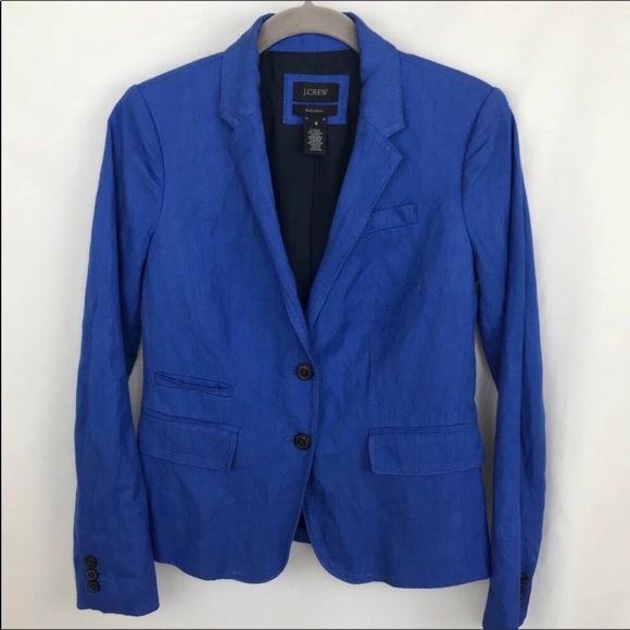 J. Crew Jackets & Blazers - J. Crew Schoolboy Blazer Jacket Lined Blue